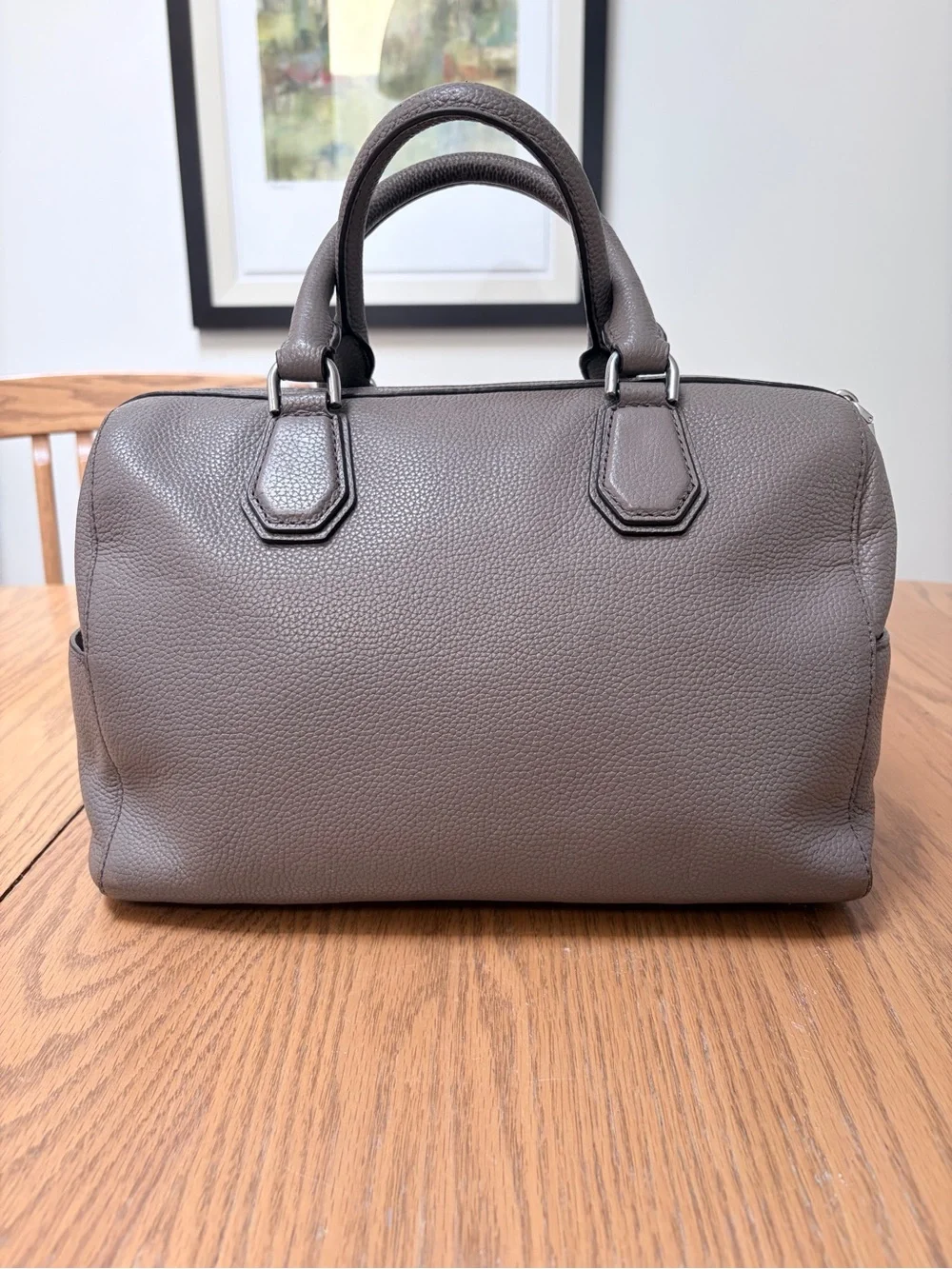 Michael Kors Mercer Medium Leather Duffel Bag - Picture 6 of 16